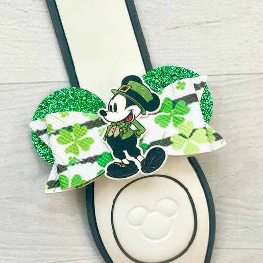 Mr. Mouse St. Patrick’s Day Ear Band Bow