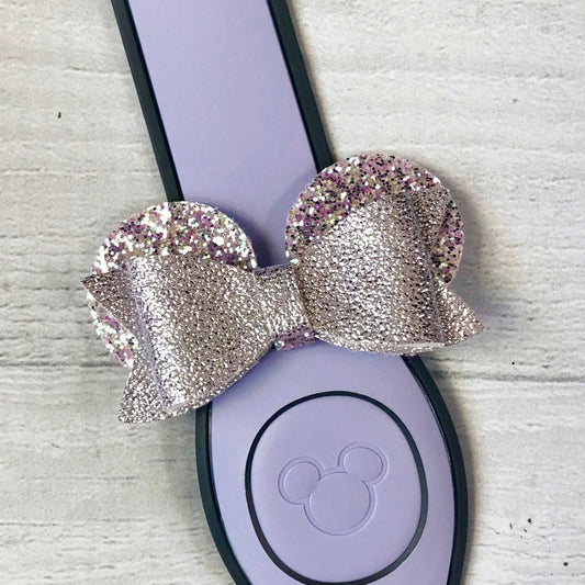 Lavender Classic Simplicity Ear Band Bow