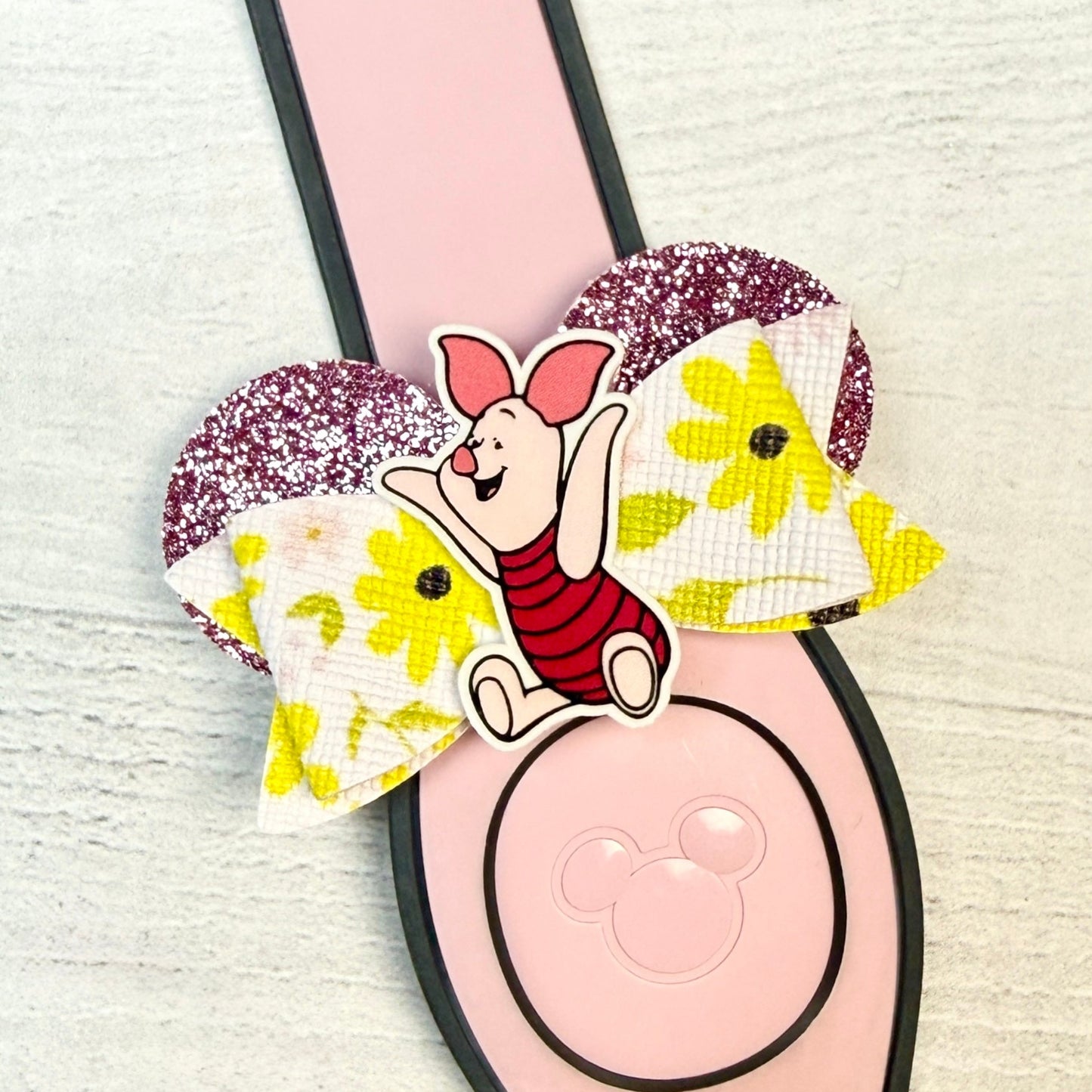 Shy Piglet Ear Band Bow