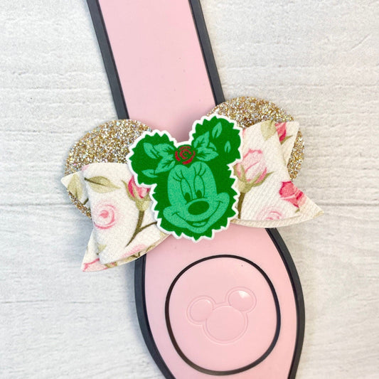 Topiary Mrs. Mouse Ear Band Bow