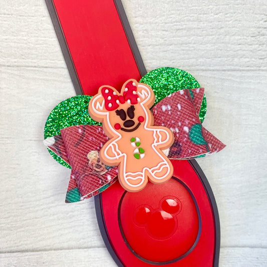 Mrs. Gingerbread Ear Band Bow