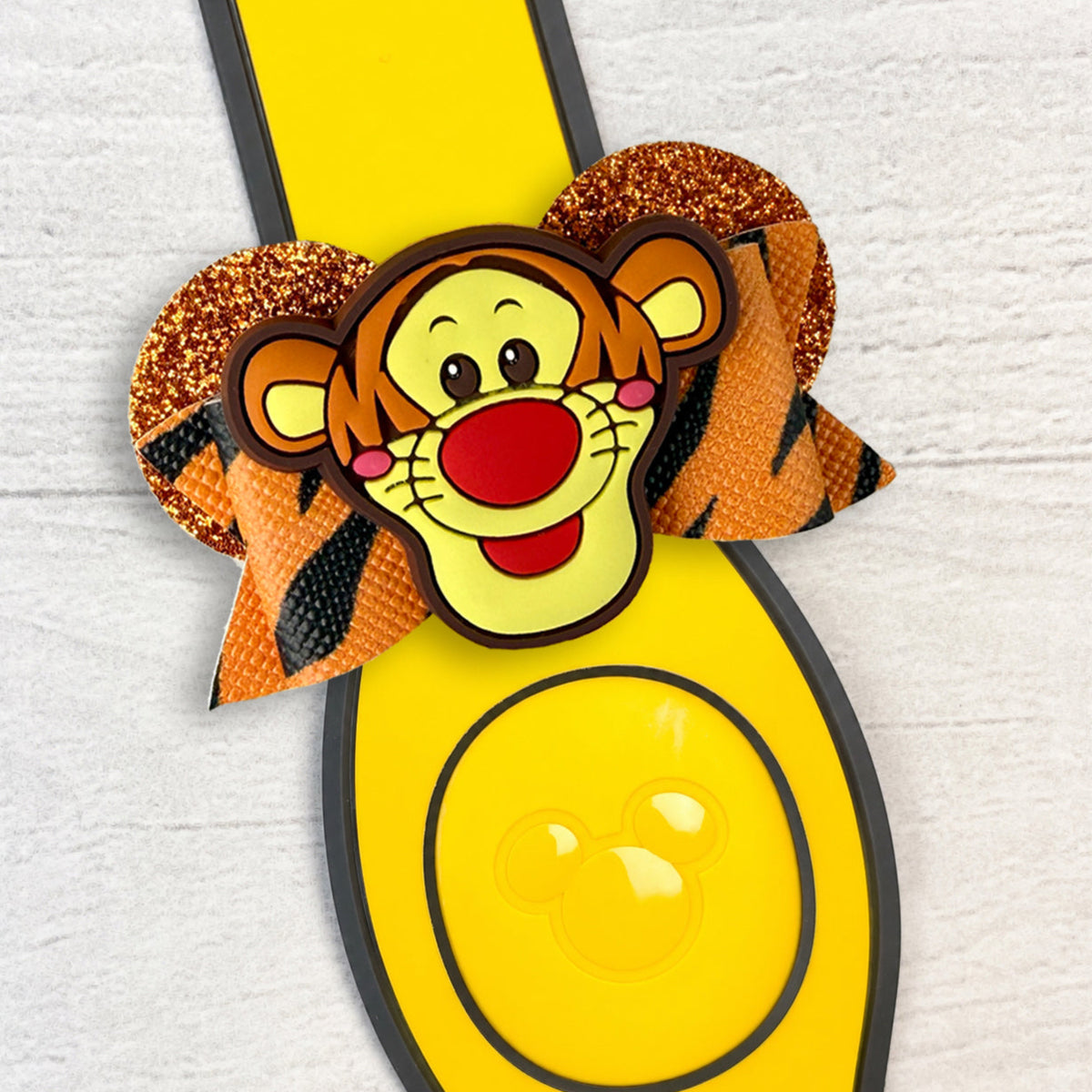 Bouncy Tiger Ear Band Bow