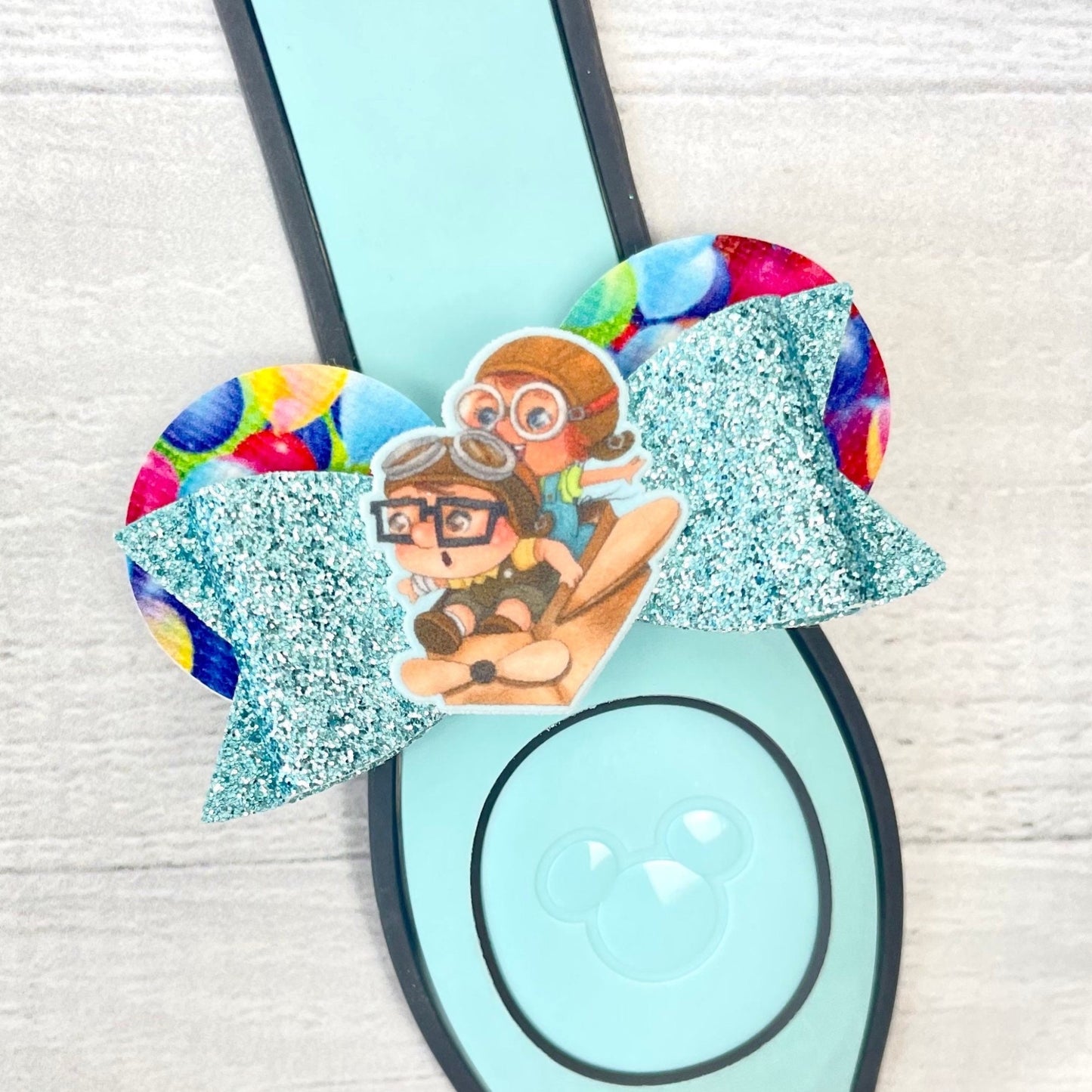 Flying to Paradise Falls Ear Band Bow