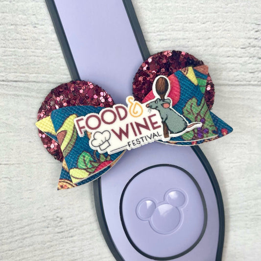 Food & Wine Ear Band Bow