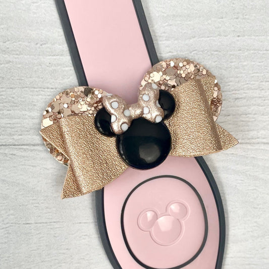 Mrs. Mouse Rose Gold Ear Band Bow