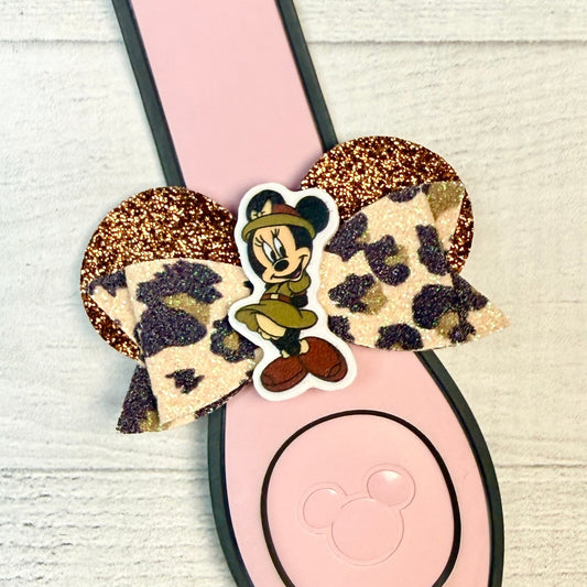 Safari Mouse Ear Band Bow