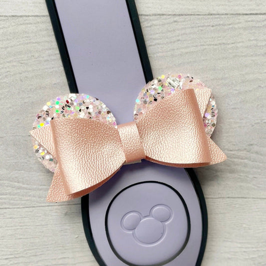 Millennial Pink Ear Band Bow