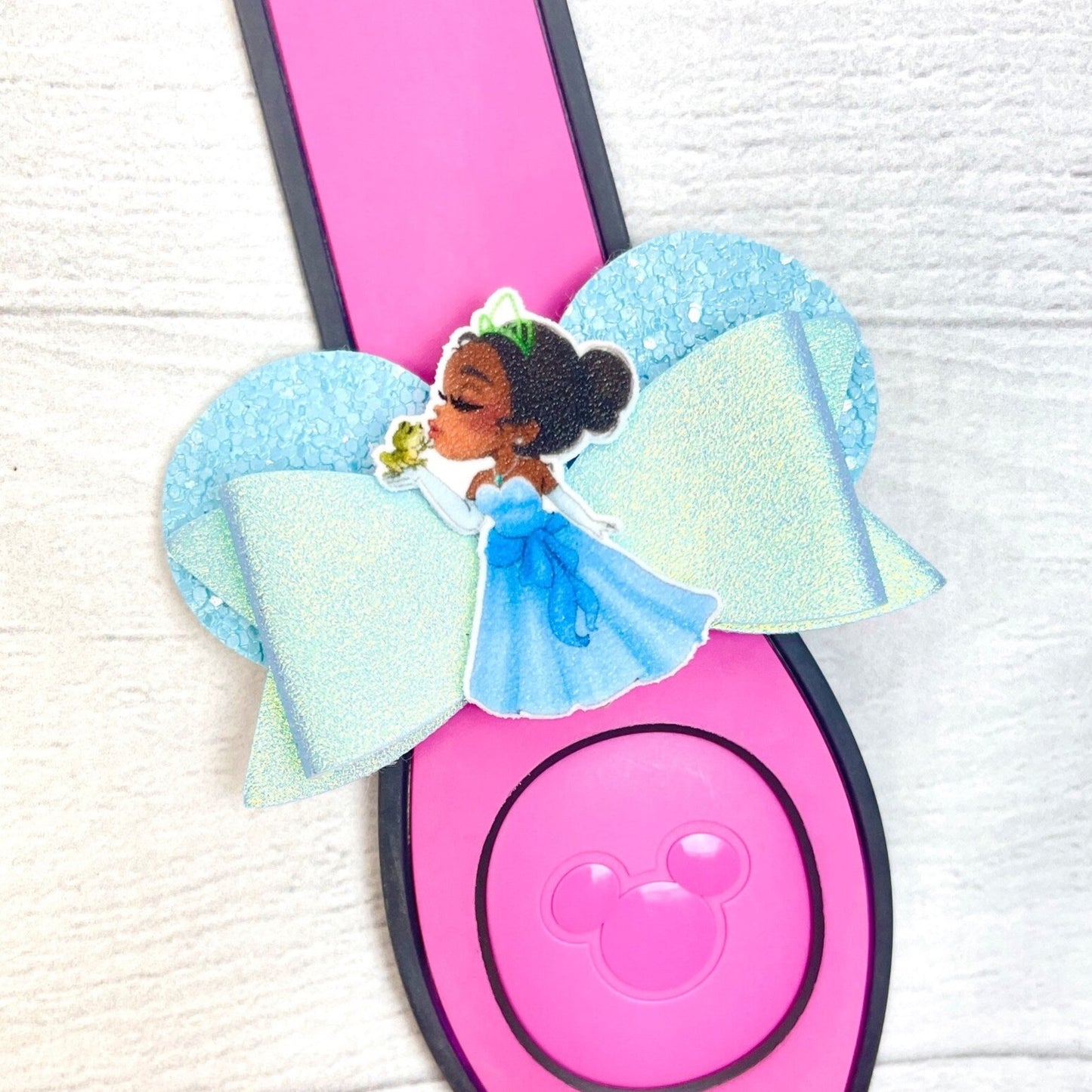 Frog Kissing Princess Ear Band Bow