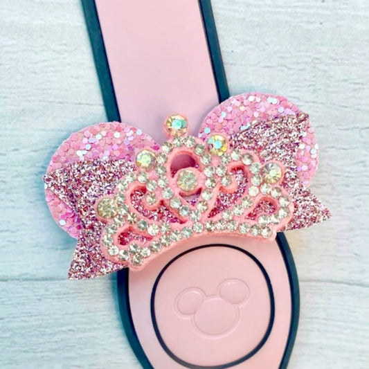 Make it Pink Tiara Ear Band Bow