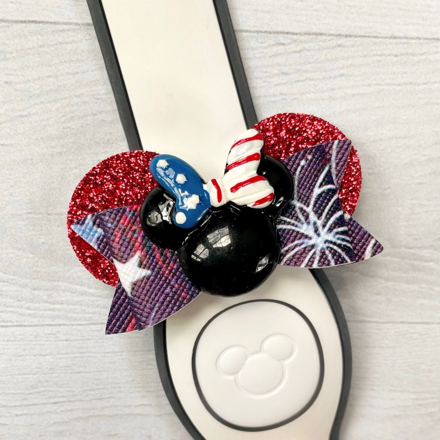 Fourth of July Celebration Ear Band Bow