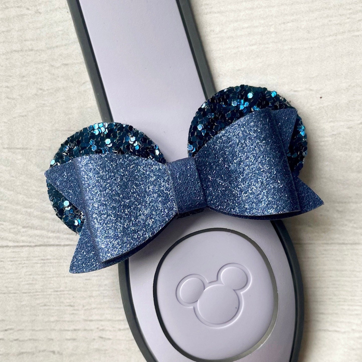 Navy Blue Ear Band Bow