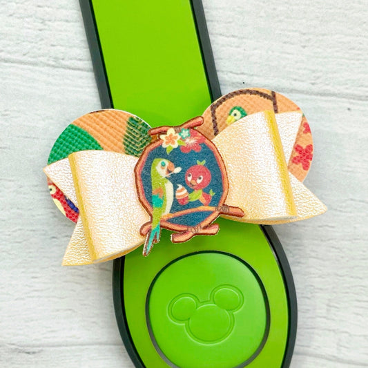 Adventureland Tiki Birds Ear Band Bow