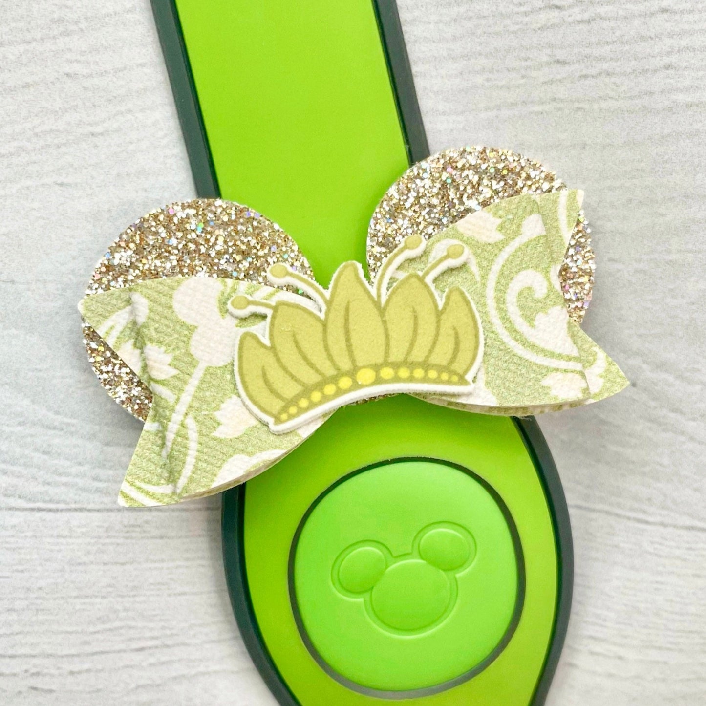 Frog Princess Crown Ear Band Bow