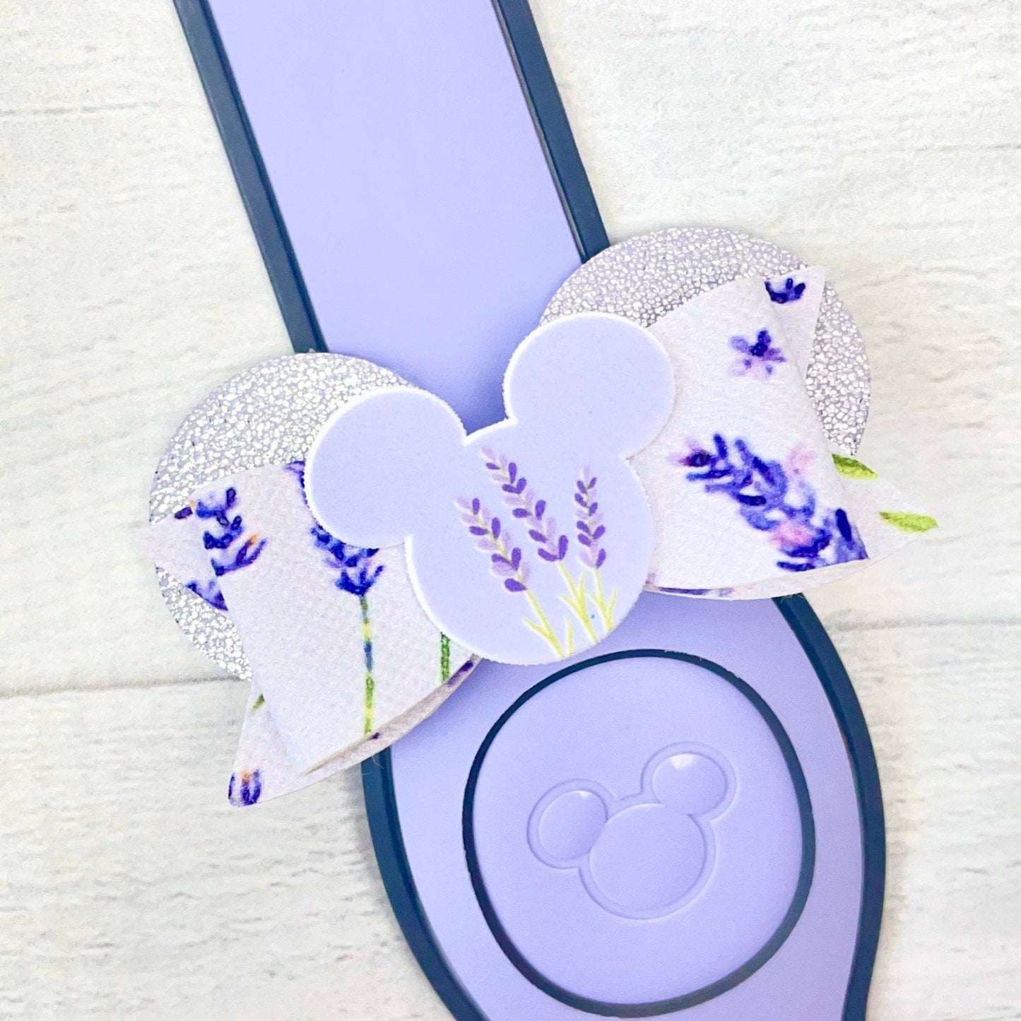 Lavender Ear Band Bow