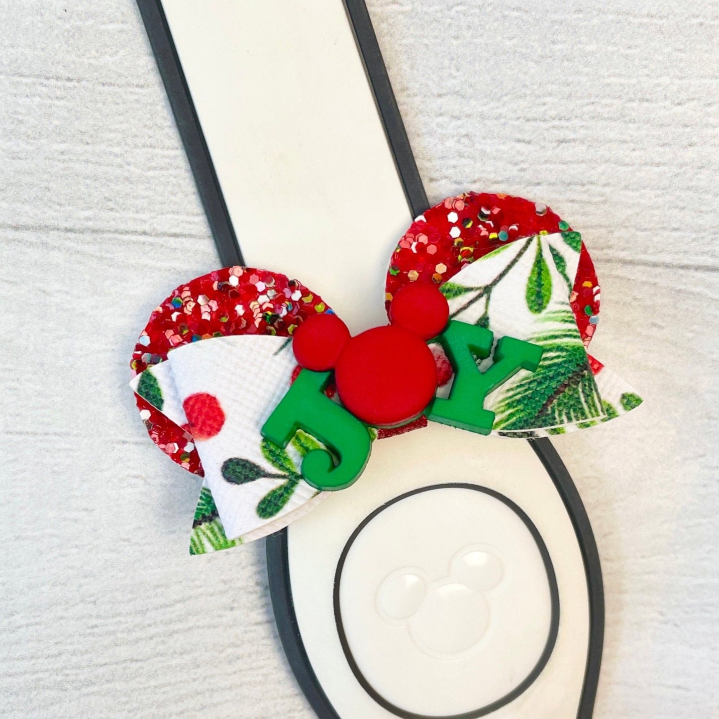 Holiday Joy Ear Band Bow