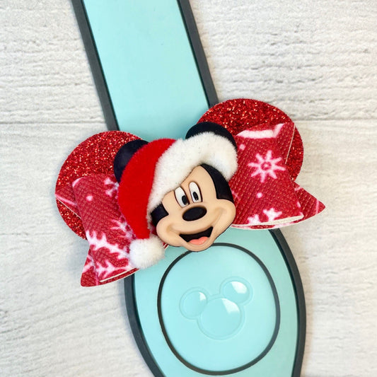 Mr. Mouse Christmas Ear Band Bow