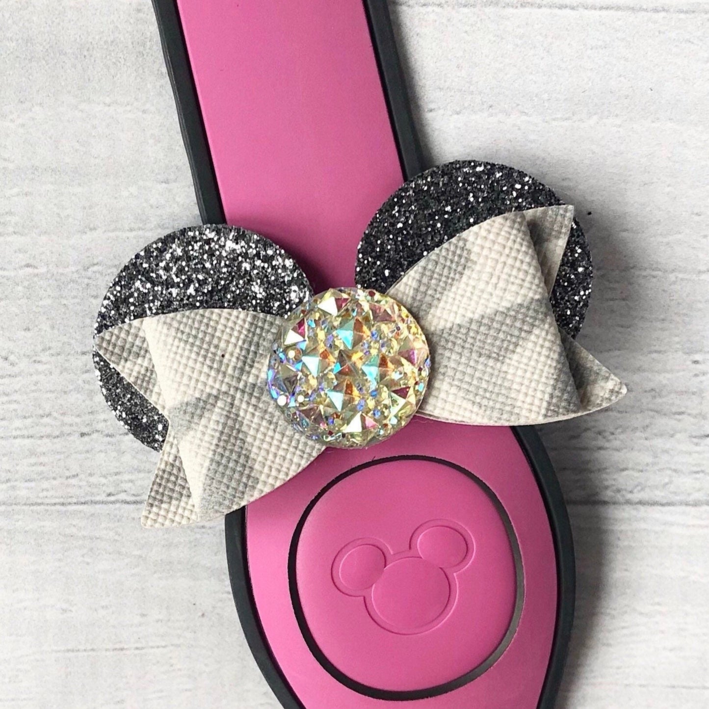 Spaceship Earth Ear Band Bow