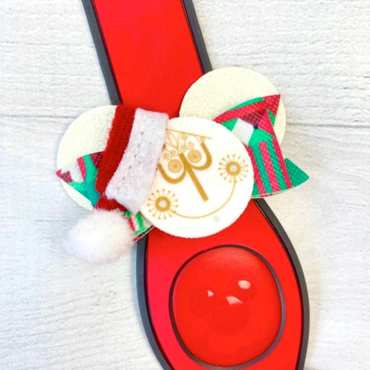 Small World Holiday Ear Band Bow